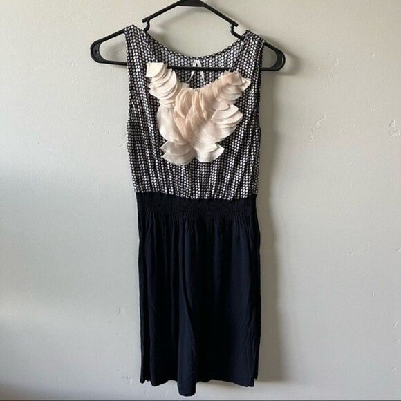 COTTON CANDY Sleeveless Dress with Fun Fabric Fringe Neckline Size Small - Picture 1 of 6